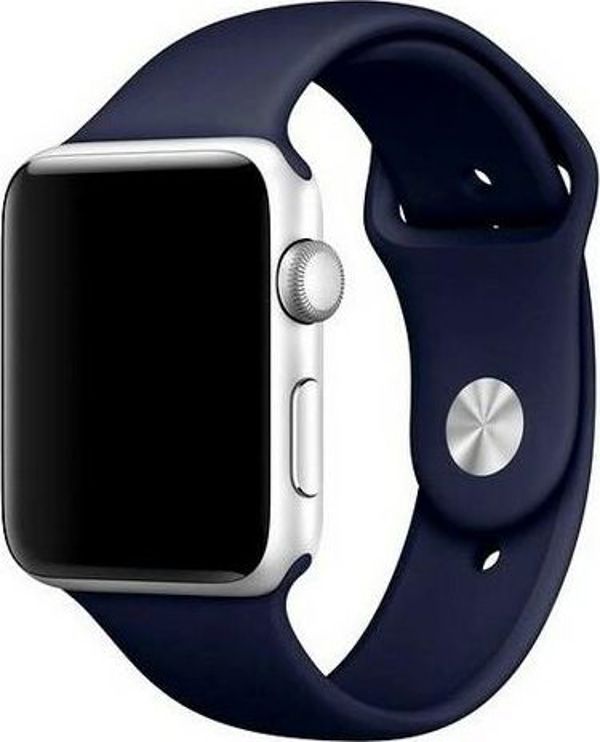 Mercury Λουράκι Σιλικόνης για Apple Watch 44mm, Μπλε/Navy