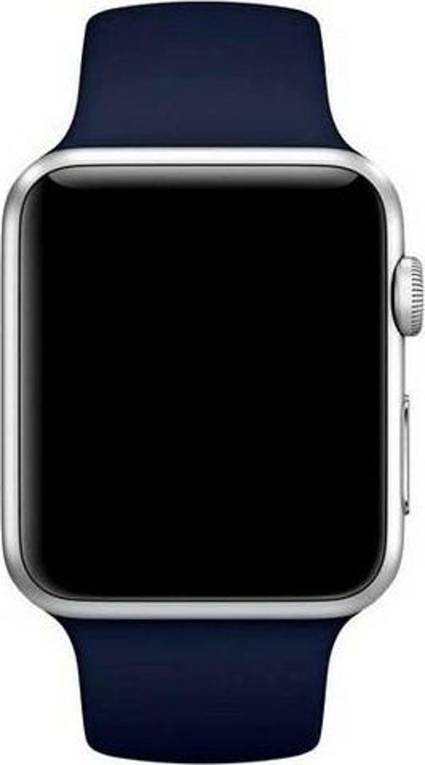 Mercury Λουράκι Σιλικόνης για Apple Watch 44mm, Μπλε/Navy
