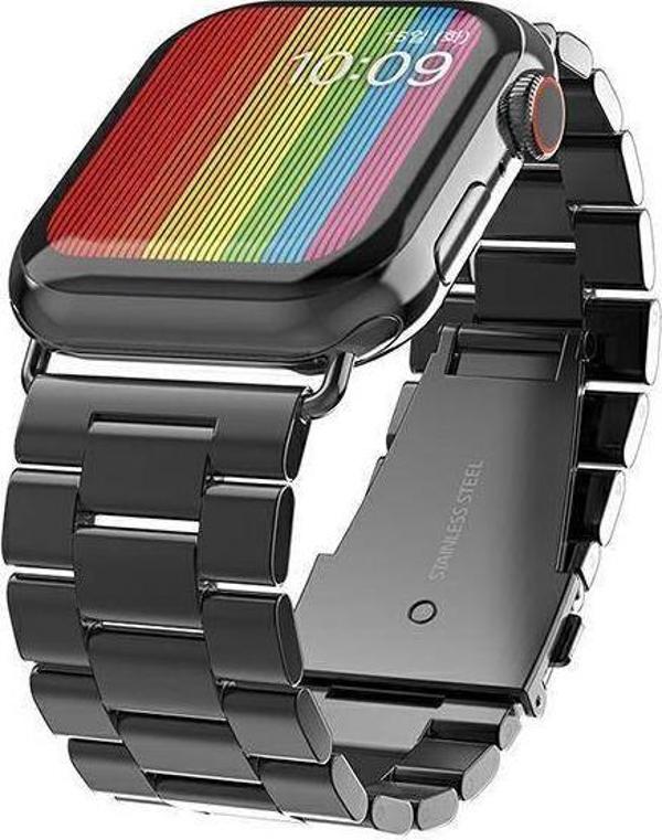 Mercury Mercury pasek Metal Apple Watch 42mm czarny/black
