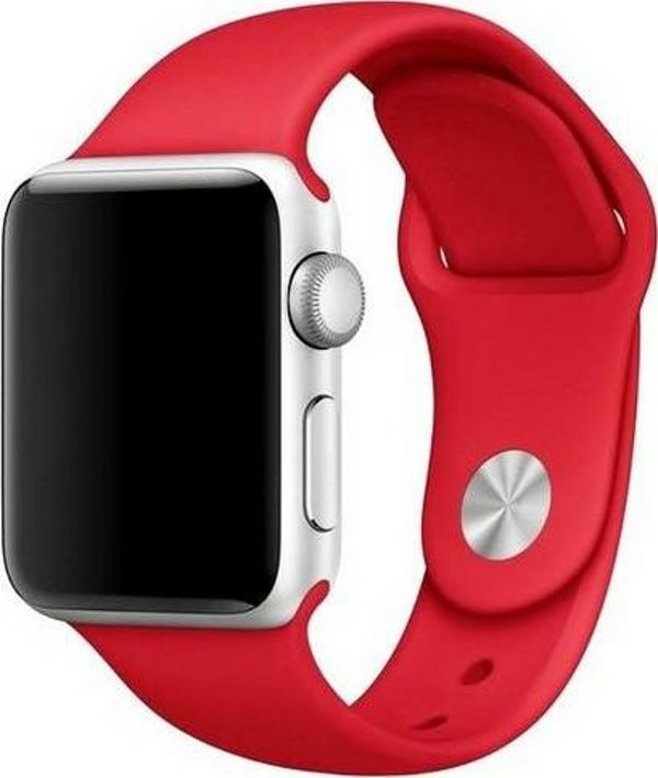 Mercury Λουράκι Σιλικόνης Apple Watch 44mm, Ανθεκτικό, Κόκκινο