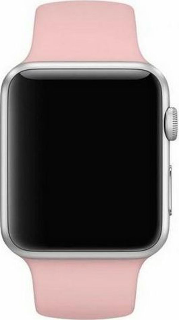 Mercury Λουράκι Σιλικόνης για Apple Watch 44mm, Ροζ, Υψηλής Αντοχής