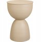 Metalowy stolik pomocniczy DUNE w kolorze piaskowym, 45,5 cm