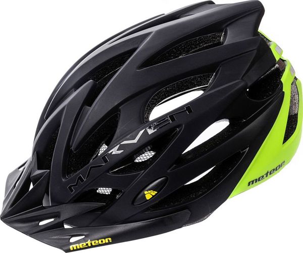 Meteor KASK ROWEROWY METEOR MARVEN black/green S