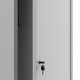 Metalowa szafa gospodarcza AGNES, 500 x 1850 x 500 mm, szara