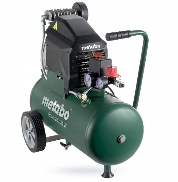 METABO KOMPRESOR BASIC 250-50 W OF + LPZ 4  230V 50L 8BAR 120L/MIN BEZOLEJOWY