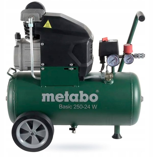 METABO KOMPRESOR BASIC 250-50 W OF + LPZ 4  230V 50L 8BAR 120L/MIN BEZOLEJOWY