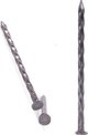Metalurgia Gwodzdie Kwadratowe Skrecane Ocynkowane 2.8x40mm