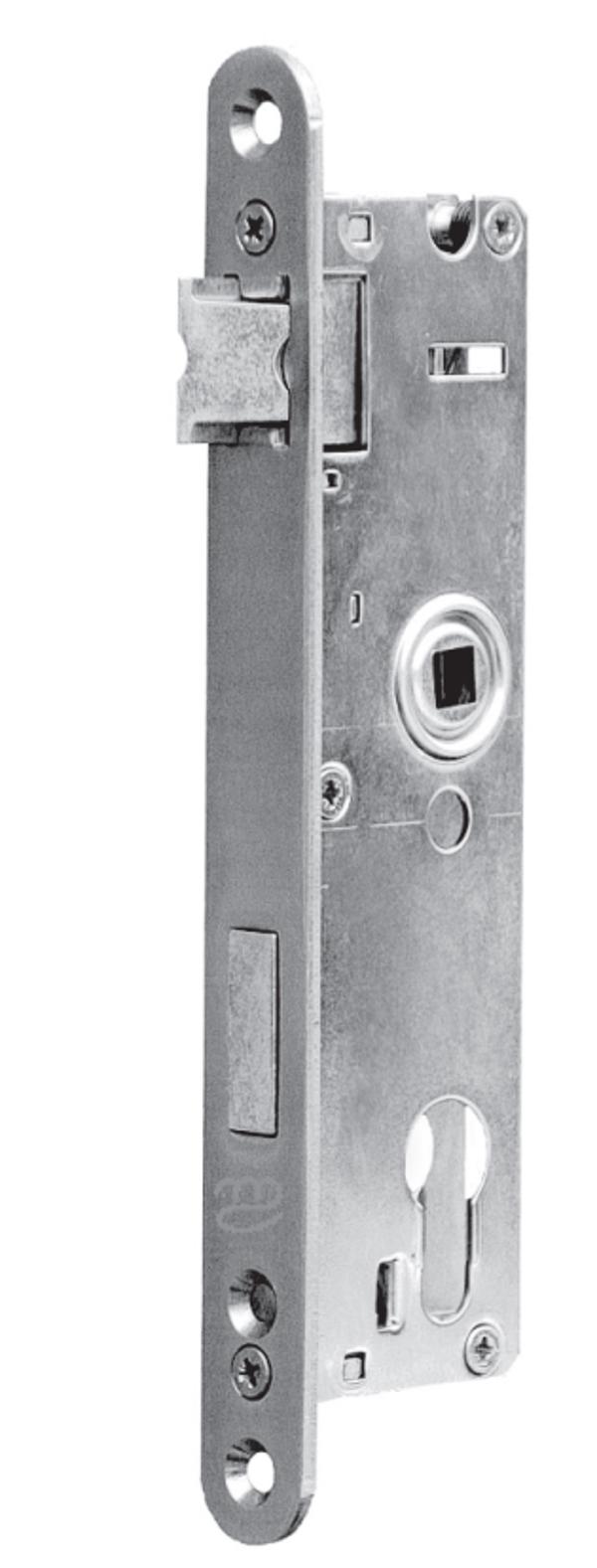 Metalplast Czestochowa Zamek wpuszczany bebenkowy na wkladke ZZB-1 72x34mm lewy 1szt.