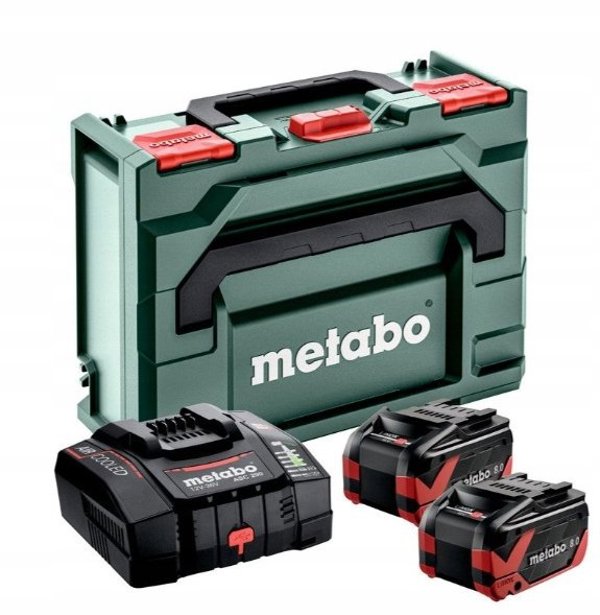 Metabo 18V 4,0Ah LiHD XTREME μπαταρία 2τμχ με φορτιστή ASC 290