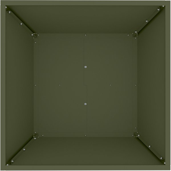 Metalowa Donica Oliwkowa Metal 50 x 50 x 15 cm Kwadratowa