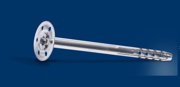 Metalowy lacznik do mocowania termoizolacji 8x170mm