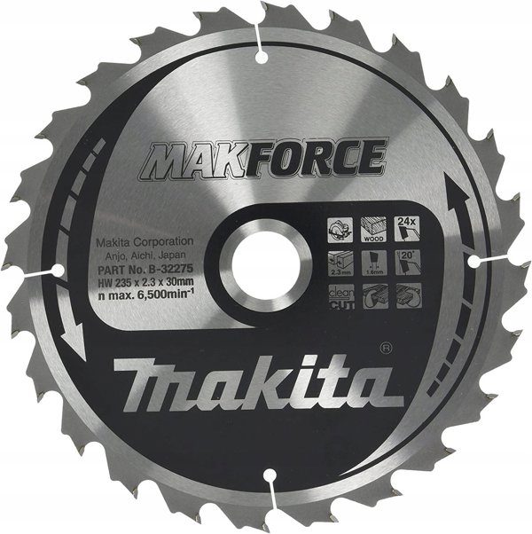 Metabo MAKITA CIRCULAR SAW 235x30x24z MAKFORCE WOOD