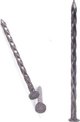 Metalurgia Gwozdzie Kwadratowe Skrecane Ocynkowane 5.0*150mm 1KG