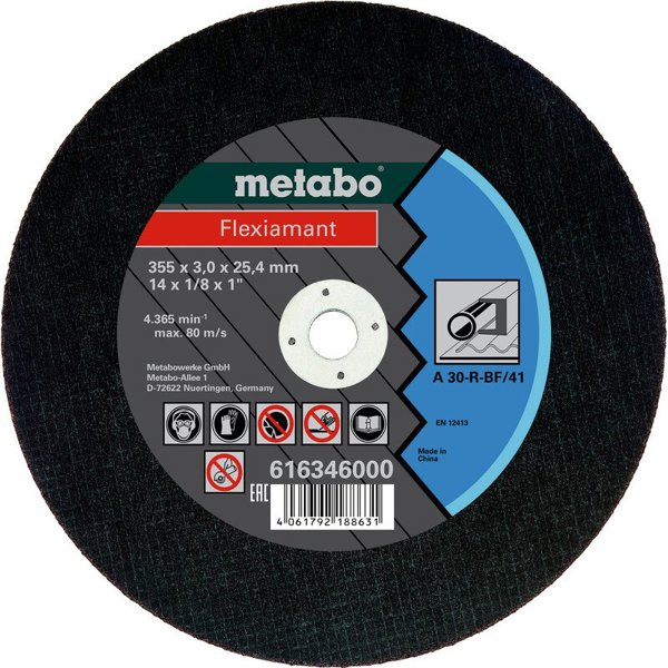 Metabo Metabo Flexiamant 355x 3,0 x 25, 4 mm steel