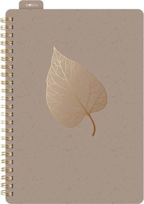MFP paper σημειωματάριο με λάστιχο A5 με γραμμές 80k/80g καφέ 7501615