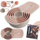 Excellent Houseware Μεζούρες Κουζίνας 5 Τεμαχίων Σετ Δοσομετρητές