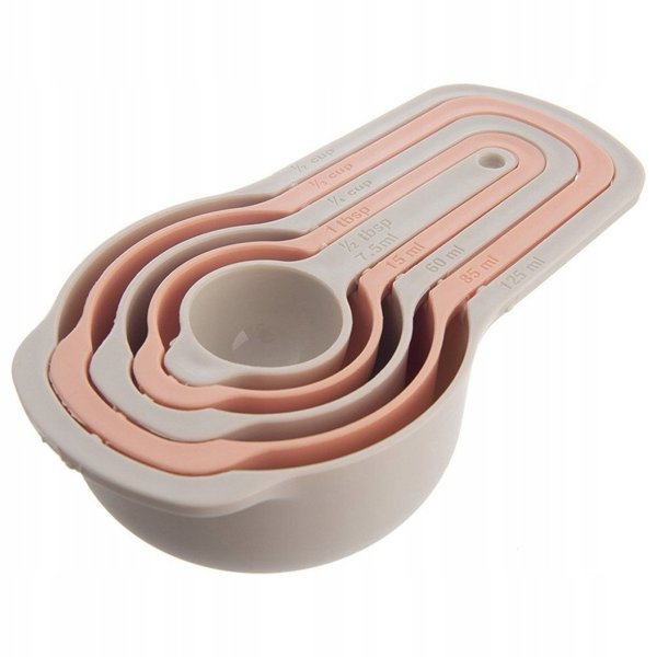 Excellent Houseware Μεζούρες Κουζίνας 5 Τεμαχίων Σετ Δοσομετρητές