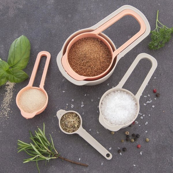 Excellent Houseware Μεζούρες Κουζίνας 5 Τεμαχίων Σετ Δοσομετρητές