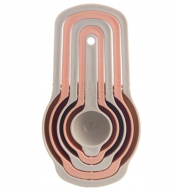 Excellent Houseware Μεζούρες Κουζίνας 5 Τεμαχίων Σετ Δοσομετρητές