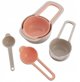 Excellent Houseware Μεζούρες Κουζίνας 5 Τεμαχίων Σετ Δοσομετρητές