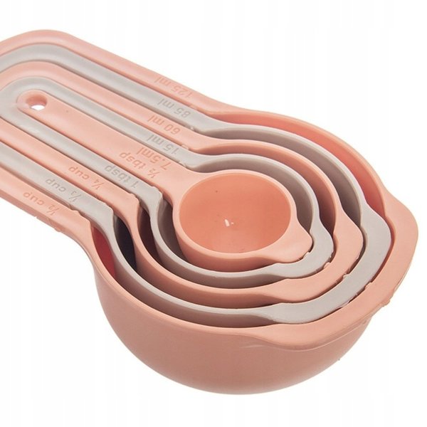 Excellent Houseware Μεζούρες Κουζίνας 5 Τεμαχίων Σετ Δοσομετρητές