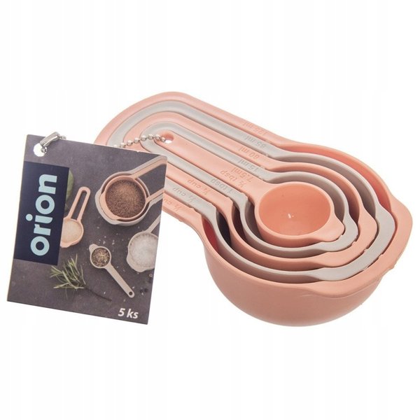 Excellent Houseware Μεζούρες Κουζίνας 5 Τεμαχίων Σετ Δοσομετρητές