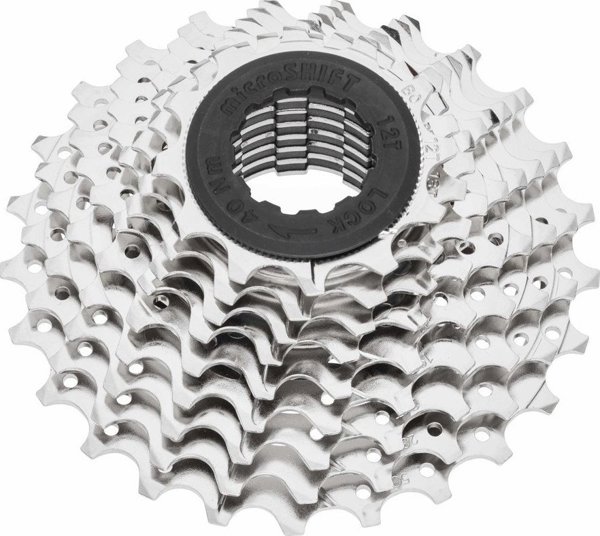 Microshift R9 Κασέτα Ποδηλάτου 9 Ταχυτήτων, 11-25T, Ατσάλινη, Συμβατή με Shimano, Νικέλιο