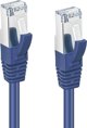 MicroConnect Καλώδιο Δικτύου Cat6a S/FTP 1.5m RJ-45, Μπλε, LSZH