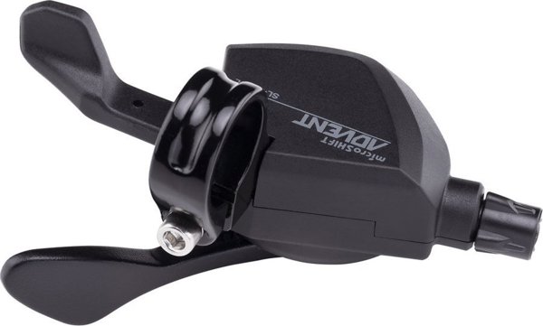 Microshift Μανέτα Ταχυτήτων ADVENT, Αριστερή, 2x9 Ταχυτήτων, Xpress Trigger, Μαύρο