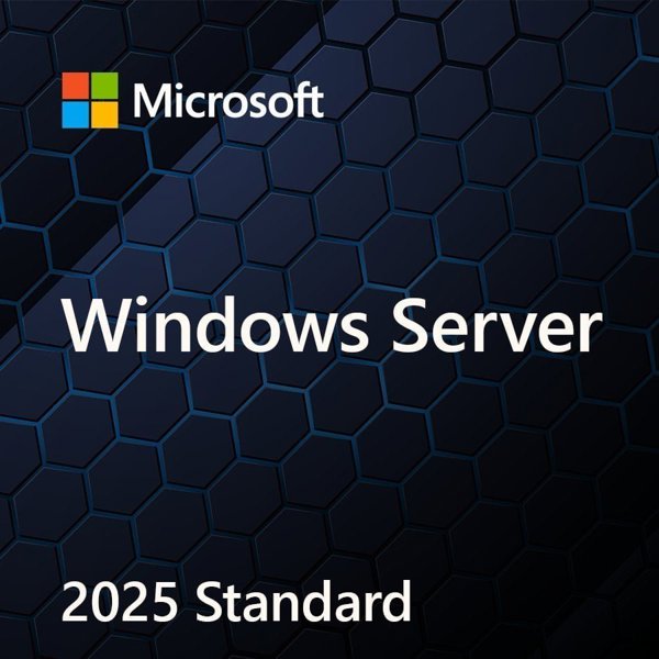 Microsoft Windows Server Standard 2025, 64-bit, 16 Core, OEM, DVD, Αγγλική Έκδοση