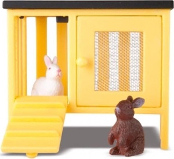 Micki Småland 2 Κουνέλια+Κλουβί