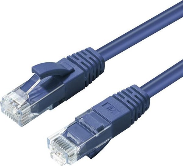 Καλώδιο Δικτύου MicroConnect Cat6a U/UTP, 0.3m, Μπλε
