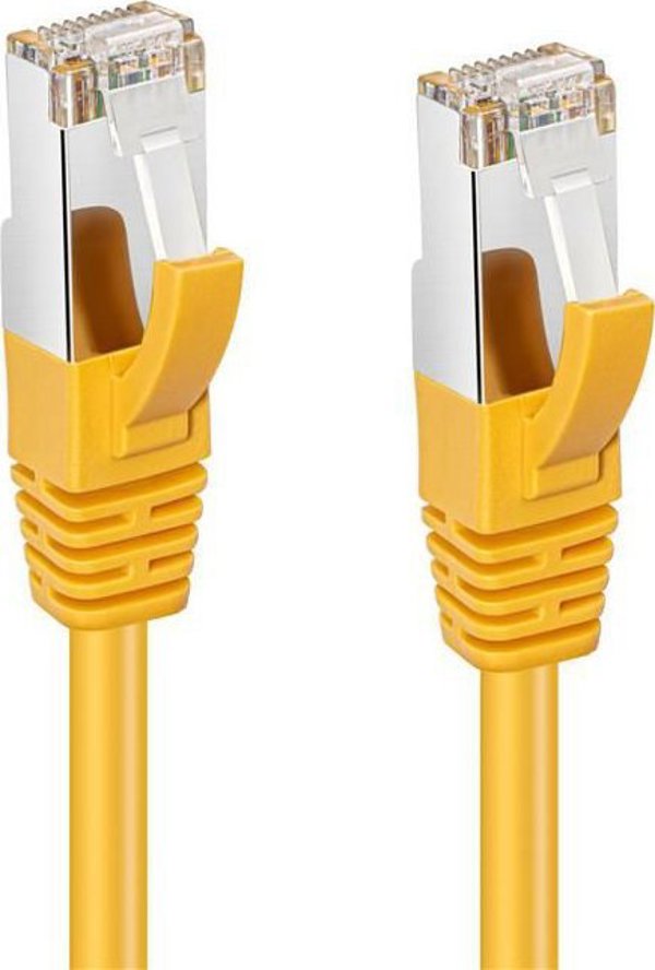 MicroConnect Καλώδιο Δικτύου Cat6a S/FTP RJ-45, 2m, Κίτρινο, LSZH