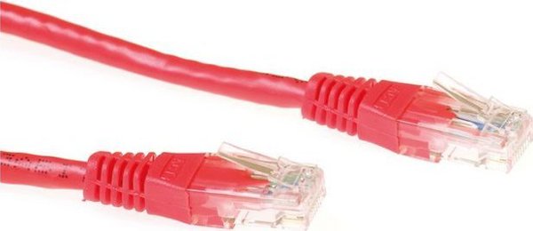 Καλώδιο Δικτύου MicroConnect Cat6 U/UTP 5m - Κόκκινο RJ-45