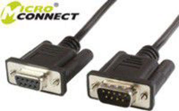MicroConnect DB-9 - DB-9, 3m, Μαύρο (SCSEHN3B)