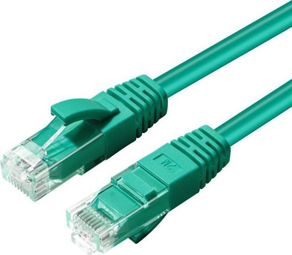 MicroConnect Καλώδιο Δικτύου CAT6A UTP 0.3m, Πράσινο, LSZH