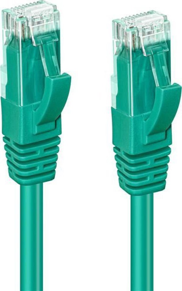 MicroConnect Καλώδιο Δικτύου CAT6A UTP 0.3m, Πράσινο, LSZH