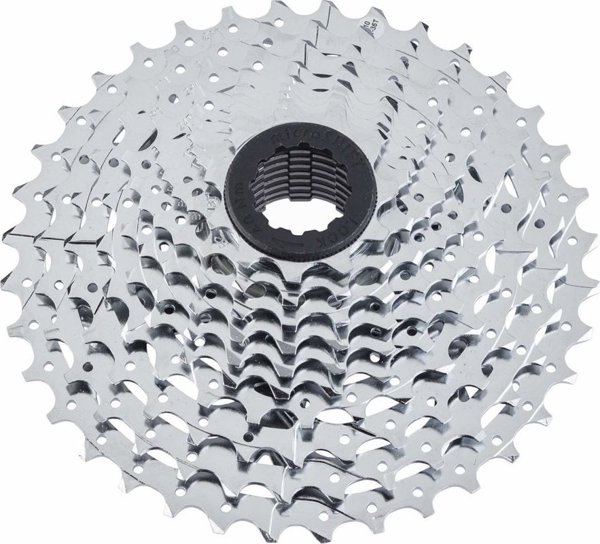 Microshift XLE Κασέτα Ποδηλάτου 10 Ταχυτήτων 11-36T, Ατσάλινη, Συμβατή με Shimano, Χρώμιο