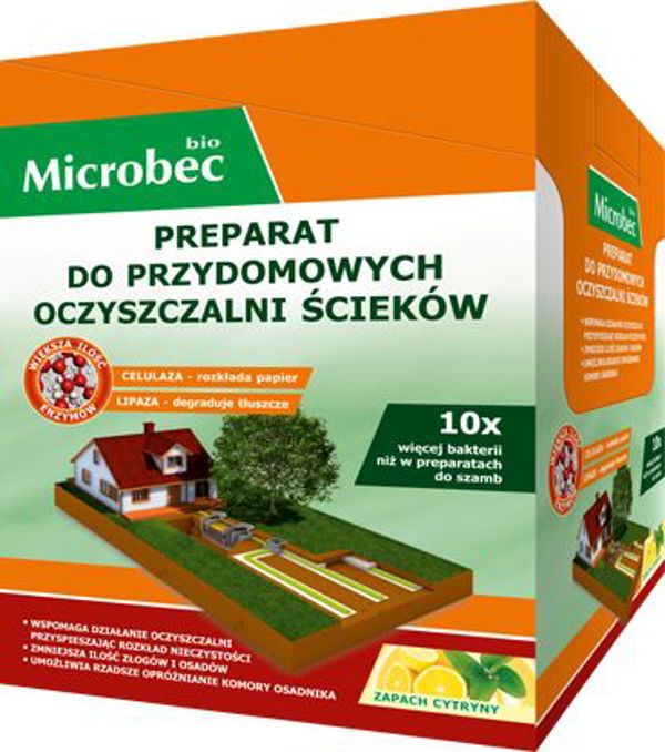 Microbec Βιολογικό Παρασκεύασμα για Οικιακούς Βιολογικούς Καθαρισμούς 1,2kg