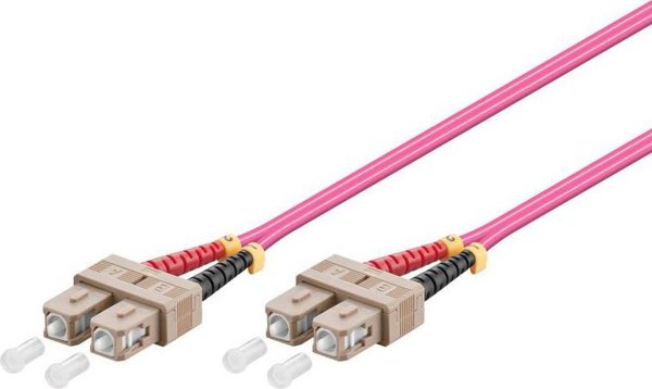 MicroConnect Καλώδιο Οπτικής Ίνας InfiniBand FIB222010-4, SC, 10m, Ροζ