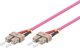 MicroConnect Καλώδιο Οπτικής Ίνας InfiniBand FIB222010-4, SC, 10m, Ροζ