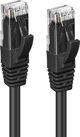 Καλώδιο Δικτύου MicroConnect Cat6a U/UTP, 0.3m, Μαύρο