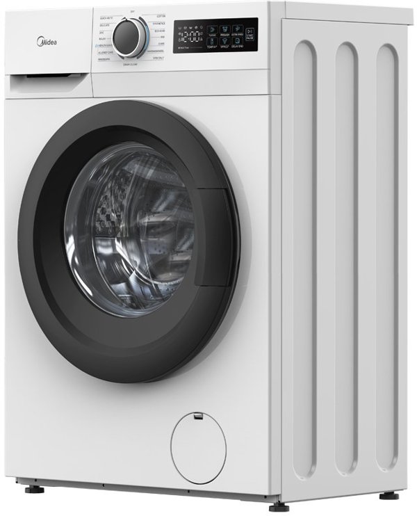 Midea Washing Machine | MF110W80BA10/W-HR | Energy efficiency class A | Front loading | Washing capacity 8 kg | 1400 RPM | Depth 48 cm | Width 60 cm | Display | LED | Steam function | White