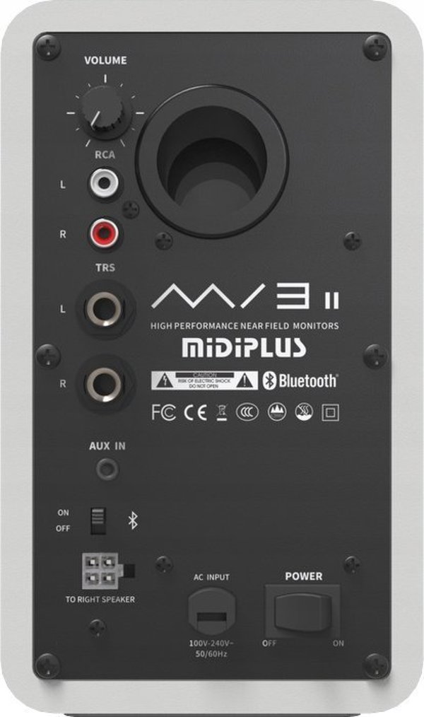 MIDIPLUS Mi3 v2 White - Μόνιτορ ακρόασης