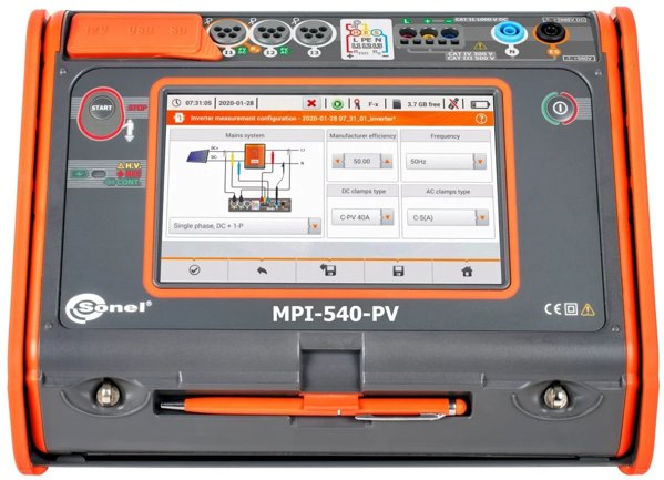 Miernik parametrow instalacji elektrycznych i fotowoltaicznych MPI-540-PV Solar WMPLMPI540PVIRM1