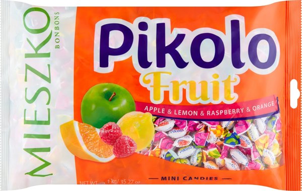 Mieszko Cukierki Pikolo Owocowe mini, 1kg