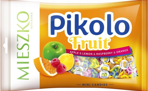 Mieszko Cukierki Pikolo Owocowe mini, 1kg