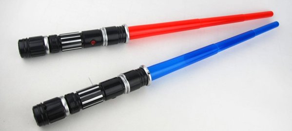 MIECZ LASEROWY NA BATERIE 1 SZT.