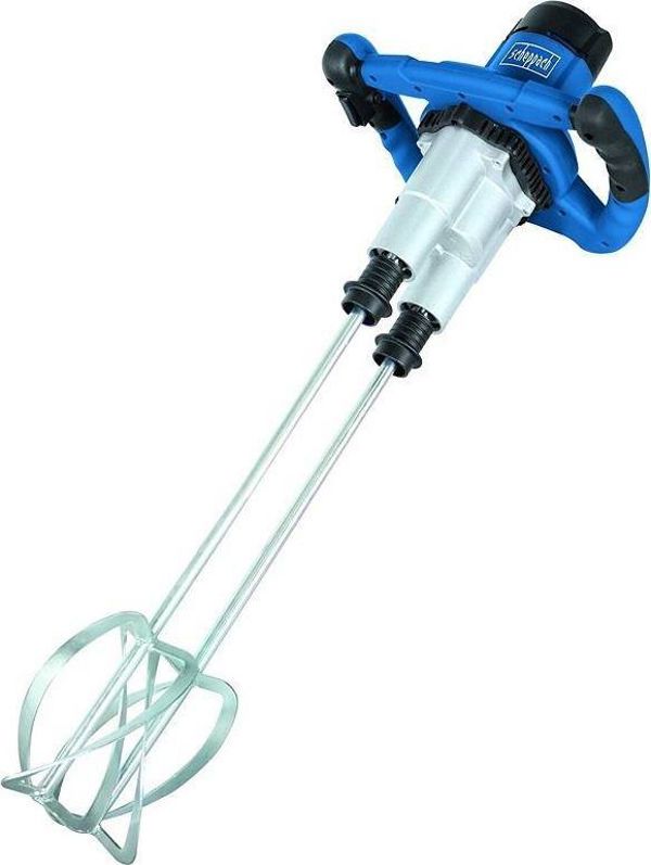 Scheppach PM1800D Ηλεκτρικός Αναδευτήρας Κονιαμάτων & Χρωμάτων 1800W, Διπλός Αναδευτήρας 2 Ταχυτήτων