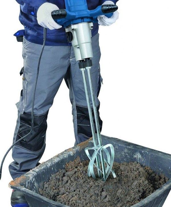 Scheppach PM1800D Ηλεκτρικός Αναδευτήρας Κονιαμάτων & Χρωμάτων 1800W, Διπλός Αναδευτήρας 2 Ταχυτήτων